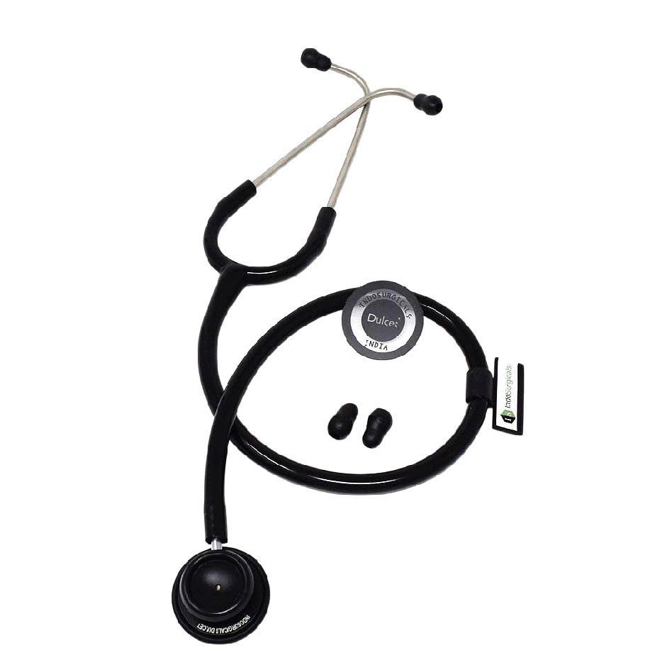Indo Surgicals Dulcet Black Stethoscope - Image 2